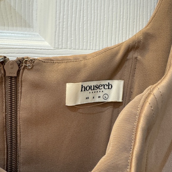 House of CB Rafa Stone Satin Longline Corset Top L - Picture 9 of 10